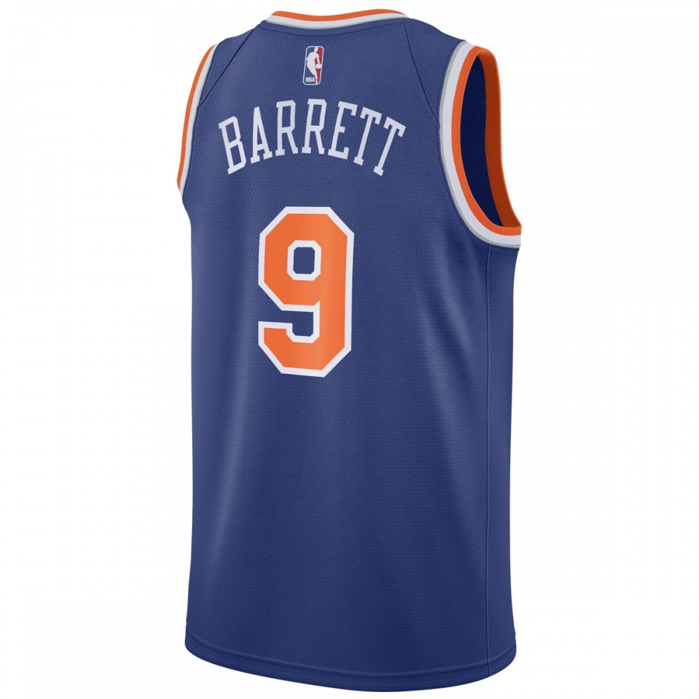 RJ Barrett New York Knicks Swingman Jersey Blue - Icon Edition-Pro Kit Vault | Brand New 26/27 Sports Jerseys